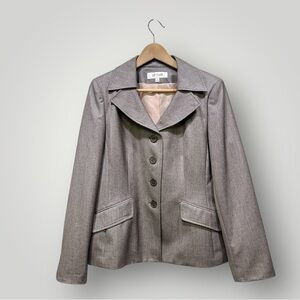 Suit Studio Blazer‎ Brown Sz 12